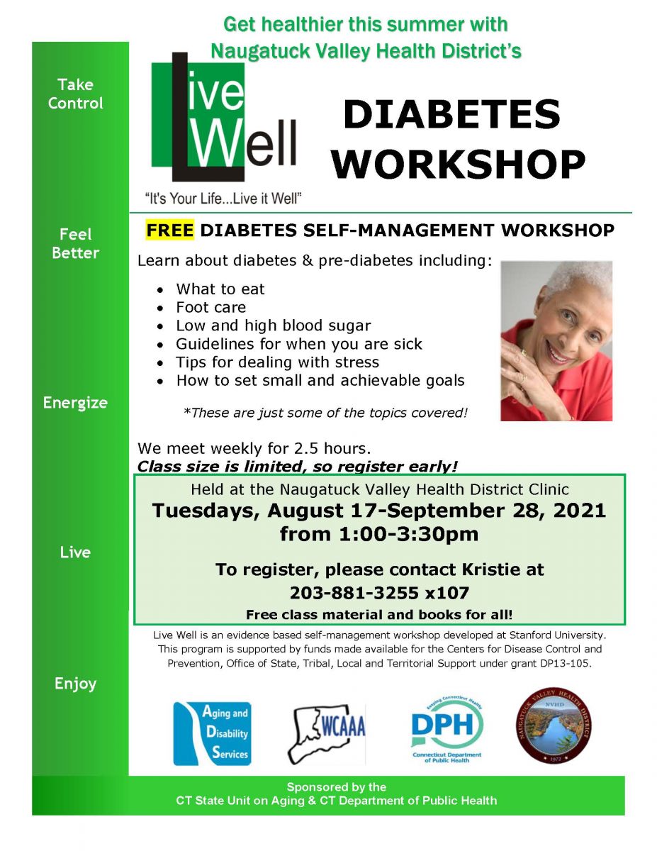 Free Diabetes Self-Management Starting 8/17 - Naugatuck Valley Health ...